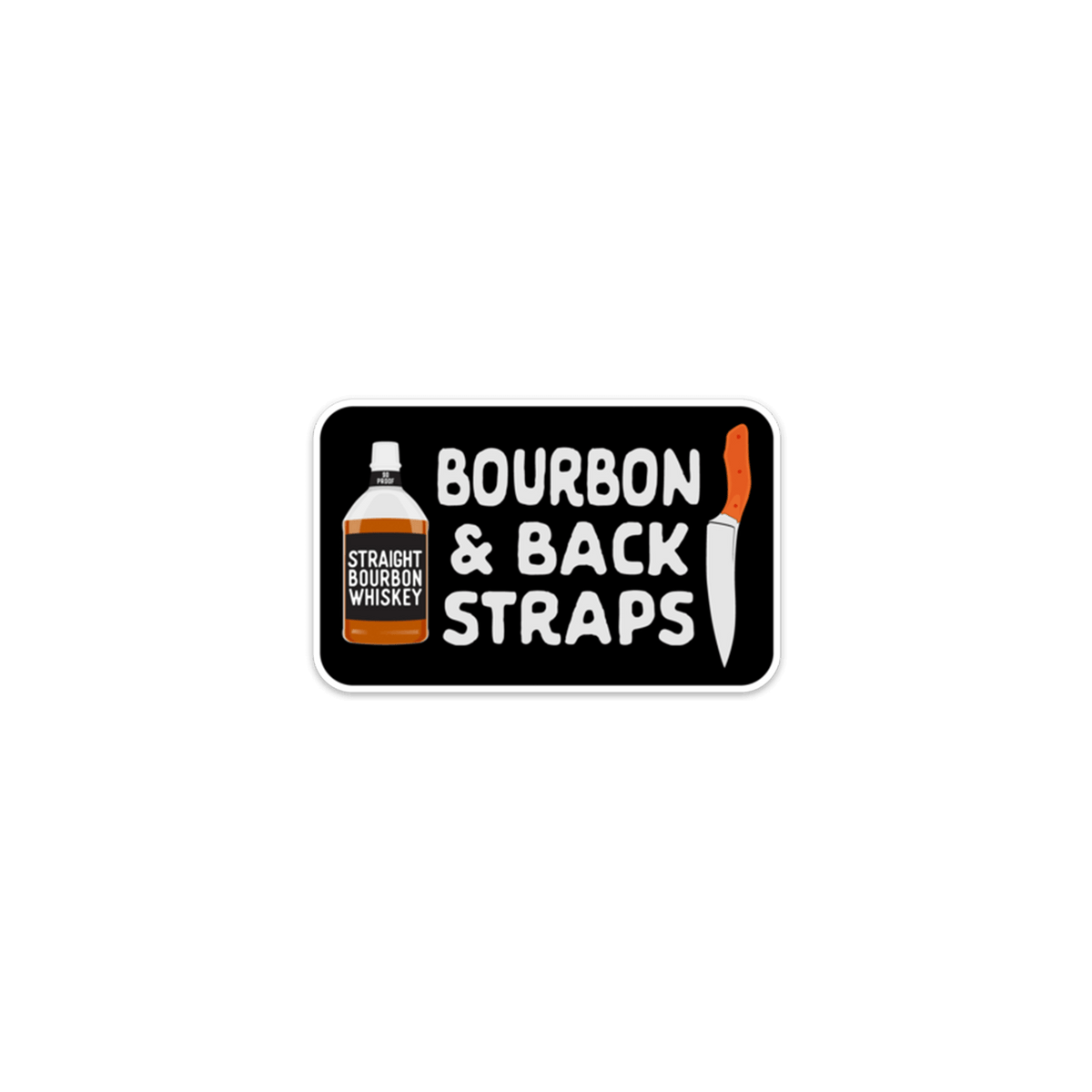 Bourbon sticker