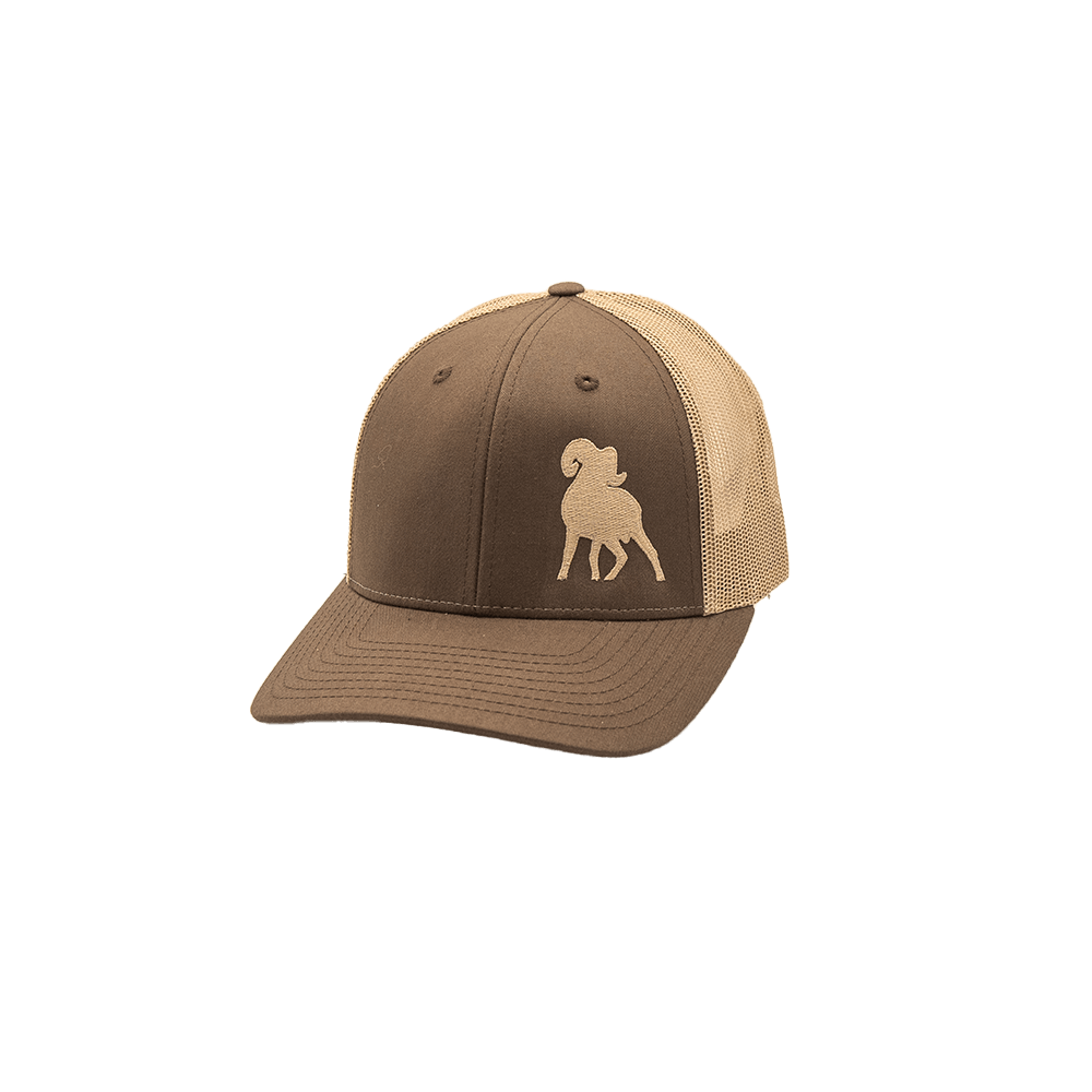 Brown Ram Cap
