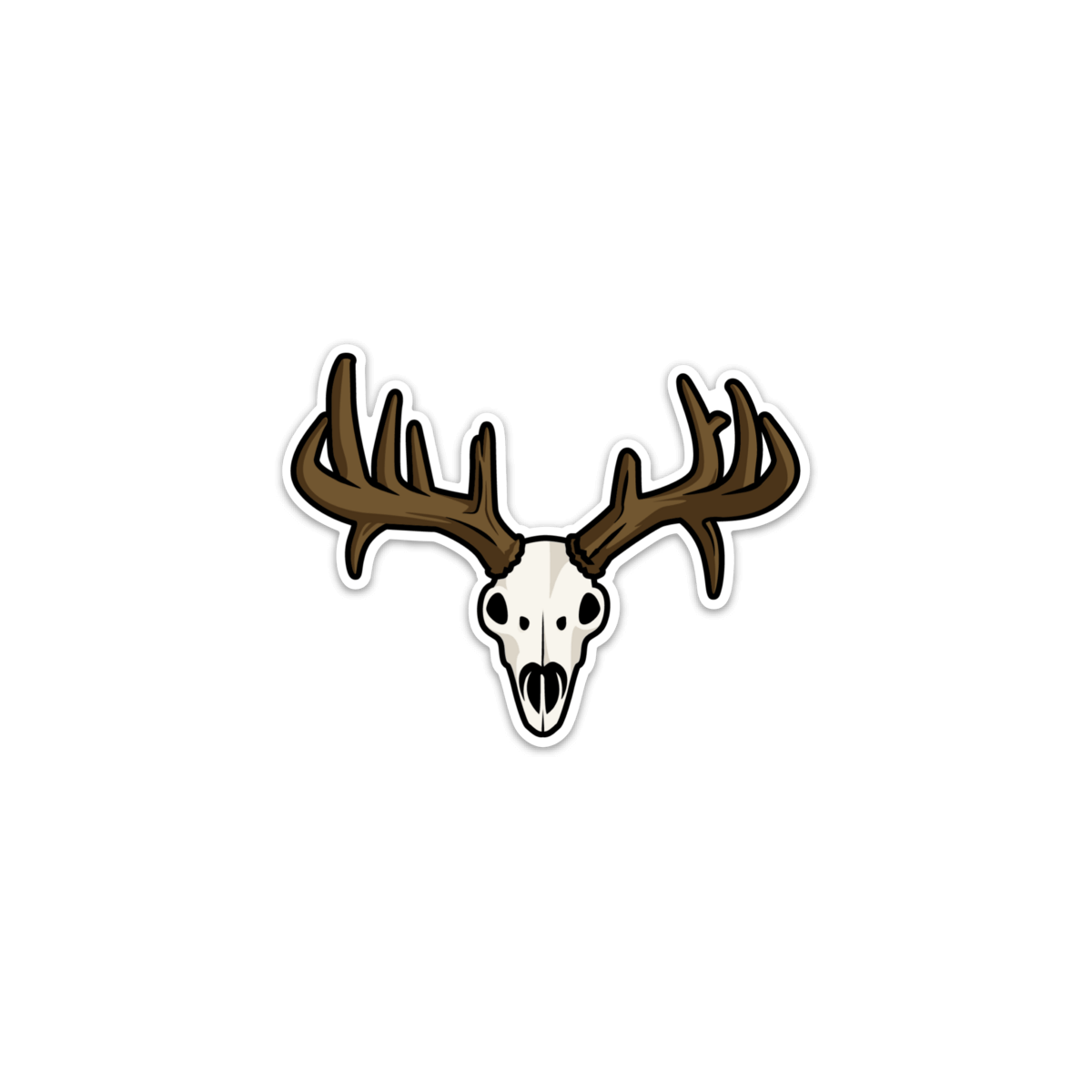 Coues Deer Skull Sticker